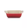 LE CREUSET pravokotna pekača Heritage keramika 19x14cm / 1,1L rdeča