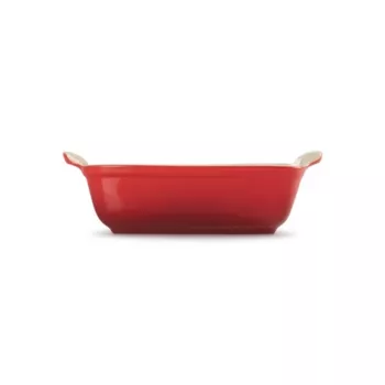 LE CREUSET pravokotna pekača Heritage keramika 19x14cm / 1,1L rdeča
