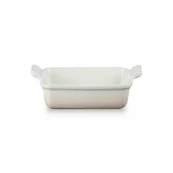 Le Creuset pravokotna Heritage keramična posoda za pečenje 19x14cm / 1,1L bela