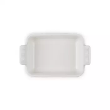 Le Creuset pravokotna Heritage keramična posoda za pečenje 19x14cm / 1,1L bela