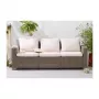 KETER vrtna sofa California 3-sedežna sofa bež