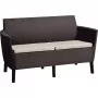 KETER Salemo dvosedežna sofa, rjava
