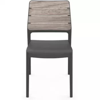KETER vrtni stol Deco Porto ton jesena/siva