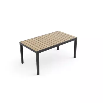 Vrtna miza KETER Deco Corale 160, videz tikovine/siva