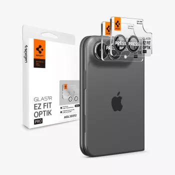 Spigen Glas.Tr Camera EZ FIT Optik Pro zaščita objektiva za Apple iPhone Fold, bela, 2 kosa