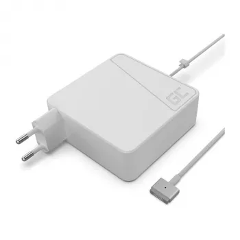 GREENCELL N Green Cell napajalnik za MacBook 60W MagSafe 2, bel