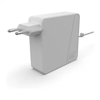 GREENCELL N Green Cell napajalnik za MacBook 60W MagSafe 2, bel