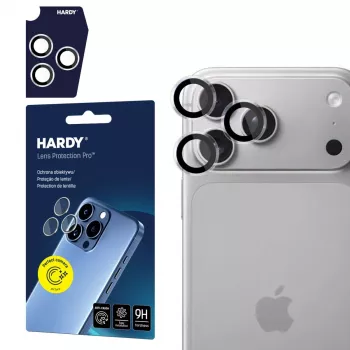3MK PROTECTION zaščita objektiva HARDY Lens Protection Pro za Apple iPhone 18 Pro / 18 Pro Max, prozorna