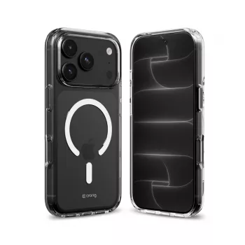 Crong Clear MAG Cover – ovitek MagSafe za iPhone 18 Pro Max / 17 Pro Max, prozoren