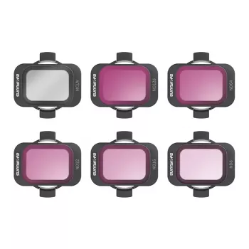SUNNYLIFE AT2-FI796 6-delni set filtrov za DJI Avata 2 – MCUV, ND8, ND16, ND32, ND64, ND128 s torbico