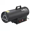 NEO TOOLS 90-085-01 plinska grelna naprava 50 kW s termostatom, IPX4, LPG, 1000 m³/h pretok zraka, vključno z regulatorjem in cevjo