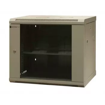 EMITER EM/AS6409X 9U stenska omrežna omara 600x450x500 mm s kaljenimi steklenimi vrati