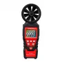 HABOTEST HT625B digitalni anemometer z USB, merilnik hitrosti vetra/temperature/prostornine zraka, osvetljen LCD, zunanji senzor z lopaticami