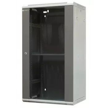 EMITER EM/AP6422 22U stenski rack omarica 600x450x1083mm s steklenimi sprednjimi vrati