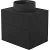DEANTE SDNB6SNU4B stenski umivalnik z integriranim granitnim koritom 360 mm, bel