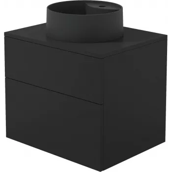 DEANTE SDNB6SNU4B stenski umivalnik z integriranim granitnim koritom 360 mm, bel