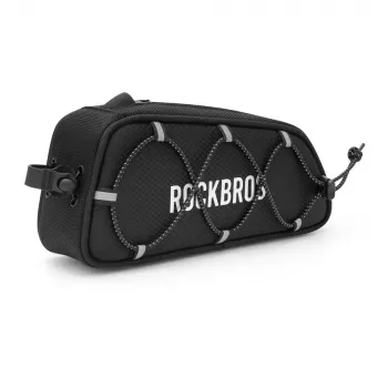 Rockbros TL004 ROAD TO SKY kolesarska torba za okvir, vodoodporna, 0,7 l, črna