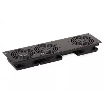 SIGNAL A19-3W 19-palčni 1U rack ventilator panel s 3 ventilatorji, 230V, črn