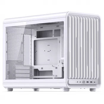 Jonsbo D33 STD belo mini tower ohišje za PC, kaljeno steklo, mATX/Mini-ITX, USB-C