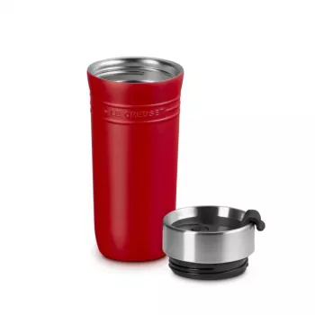LE CREUSET termo skodelica ON THE GO 350 ml rdeča