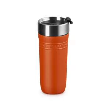 LE CREUSET termo skodelica ON THE GO 350 ml oranžna