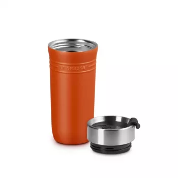 LE CREUSET termo skodelica ON THE GO 350 ml oranžna