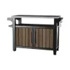 KETER žar miza Deco Unity XL 207L videz oreha