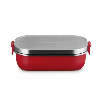 LE CREUSET posoda za malico ON THE GO 900 ml rdeča