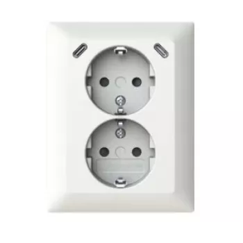 ABB 202EUJRB2USBC-914 dvojna vtičnica USB Safety+ 2x USB C 2TKA00006018