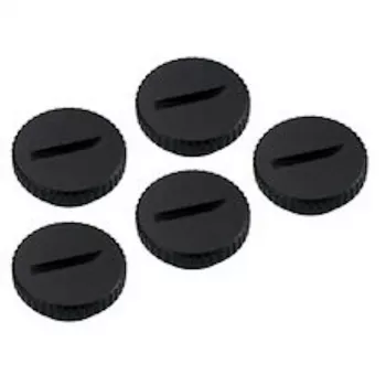 Koolance zaporni čep, G1/4 inch, medenina - paket 5 kosov, črn