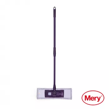 MERY mikrofiltrna metla 45 cm s kovinskim ročajem 140 cm