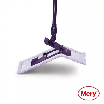 MERY mikrofiltrna metla 45 cm s kovinskim ročajem 140 cm