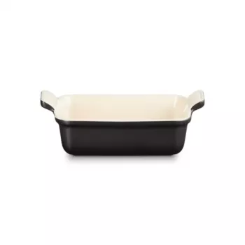 Pravokotna pekača Le Creuset Heritage, lončevina, 19x14cm / 1,1L, črna