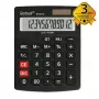 REBELL RE-8118-12 BX polnamizni kalkulator, 12-mestni poševni LCD, dvojno napajanje solar in baterija, črn