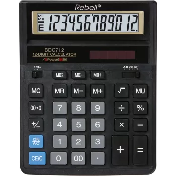 Namizni kalkulator Rebell BDC712GL