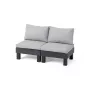 KETER vrtna sofa dvosedežna Elements 2-sedežna siva/svetlo siva