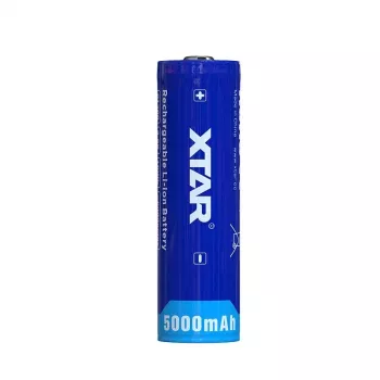 XTAR 21700 5000mAh 3,6V Li-Ion baterija (nezaščitena, Flat Top)