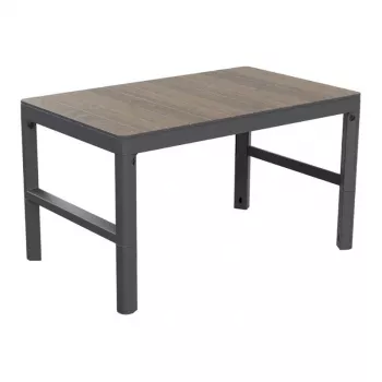 KETER vrtna miza Deco Lyon oreh/siva