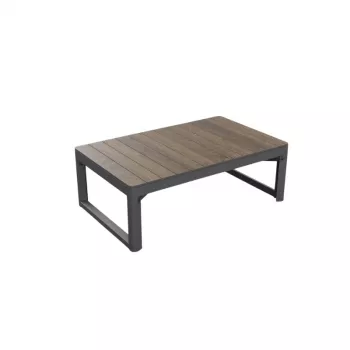 KETER vrtna miza Deco Lyon oreh/siva