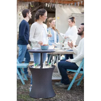 Keter Cool Bar rattan rjava