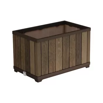 KETER Deco pravokotno cvetlično korito oreh cvetlični lonec
