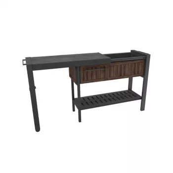 Raztegljiva zabavna miza KETER Extendable Party Station orehovega tona