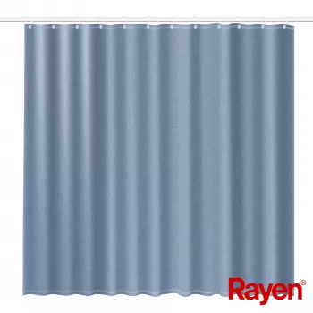 RAYEN zavesa za prho 180x200cm modra, poliester