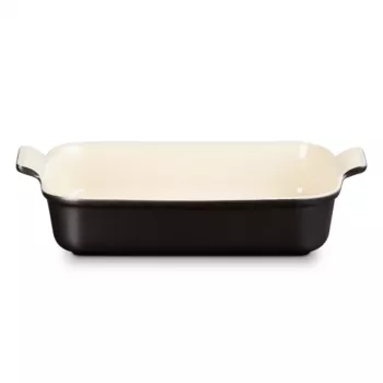 Pravokotna pekača Le Creuset Heritage, lončevina, 32x24cm / 4L, črna