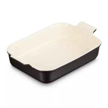 Pravokotna pekača Le Creuset Heritage, lončevina, 32x24cm / 4L, črna