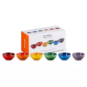 LE CREUSET set 6 skled iz lončevine 330ml v različnih barvah