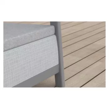 KETER vrtni set pohištva Scandi Linea balkonski set svetlo siva/temno jekleno siva