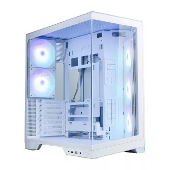 Zalman D50 ATX Mid-Tower ohišje računalnika, 3x 120mm ventilatorji, belo
