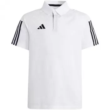 Otroška majica adidas Tiro 23 Competition Cotton, bela, IC4576 140cm