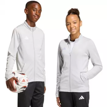 adidas Entrada 26 Track otroška majica s kapuco svetlo siva JZ6610 128cm